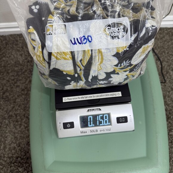 Free People Jumpsuit Womens Small Black Floral Strapless Smocked Wide Leg Boho - Picture 12 of 12